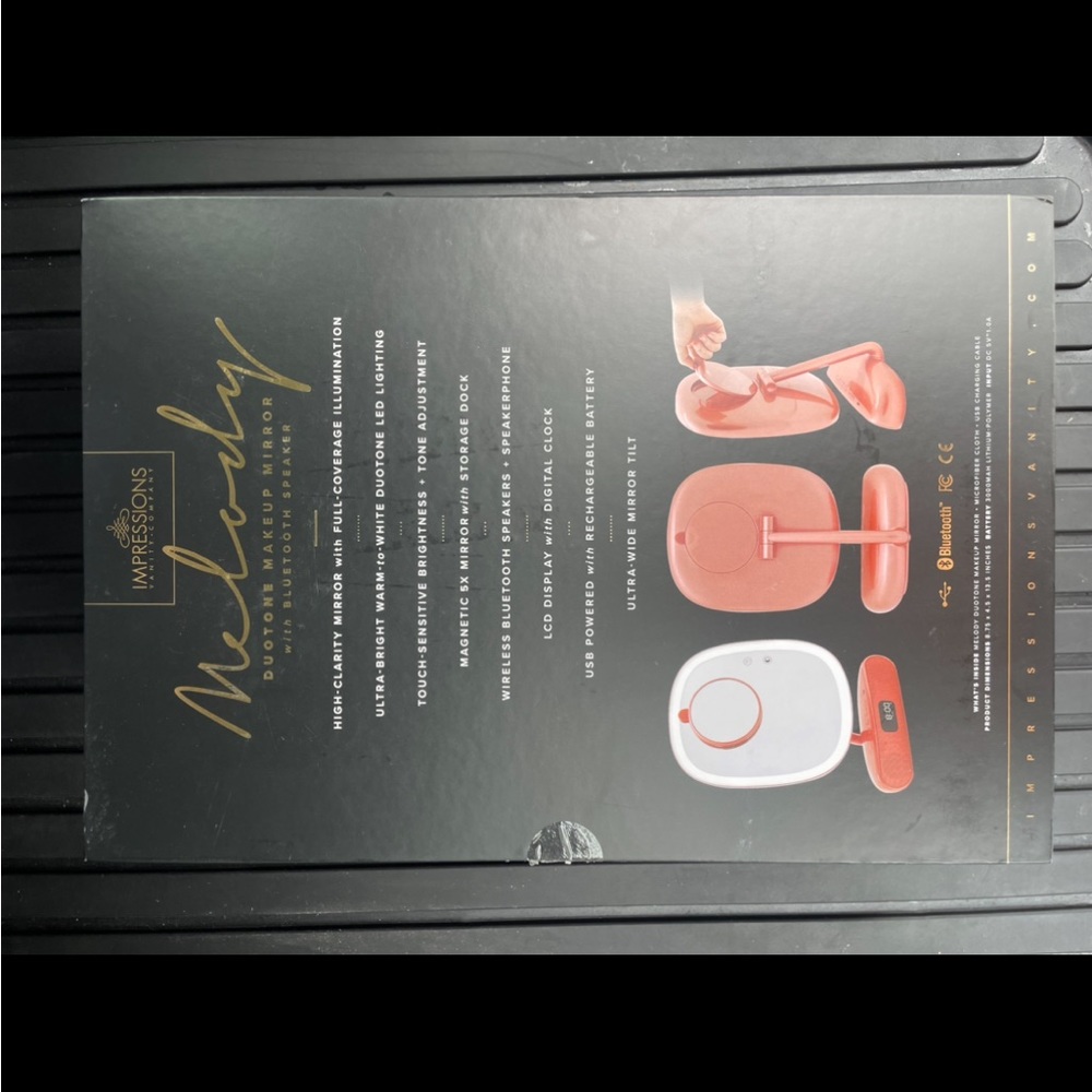 Melody duo tone makeup mirror